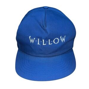 VTG 1988 Willow Movie Promo Snapback Hat Cap Blue Lucasfilm Trucker